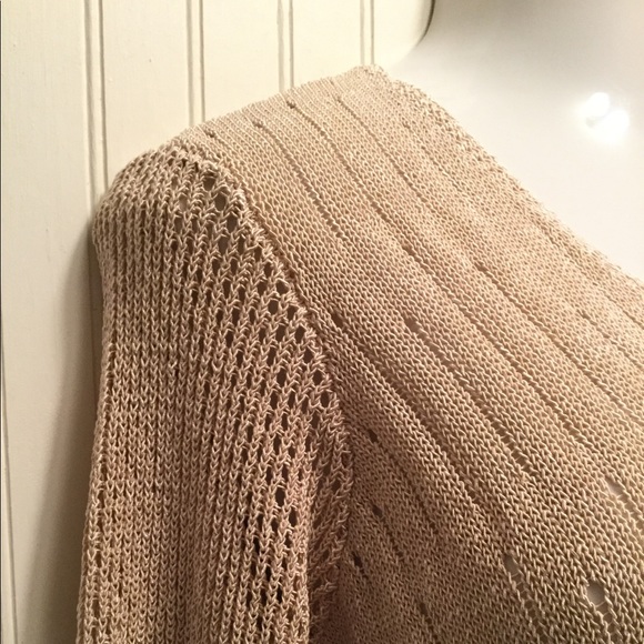 J McLAUGHLIN KHAKI TAN KNIT SWEATER TUNIC - Picture 7 of 8